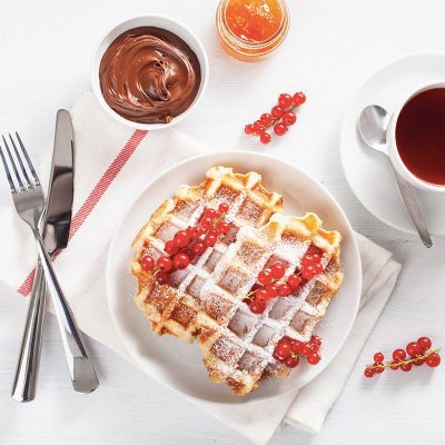 Waffle de liquidificador