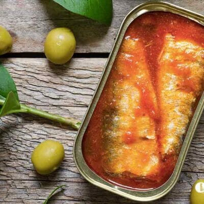 Macarrão com sardinha