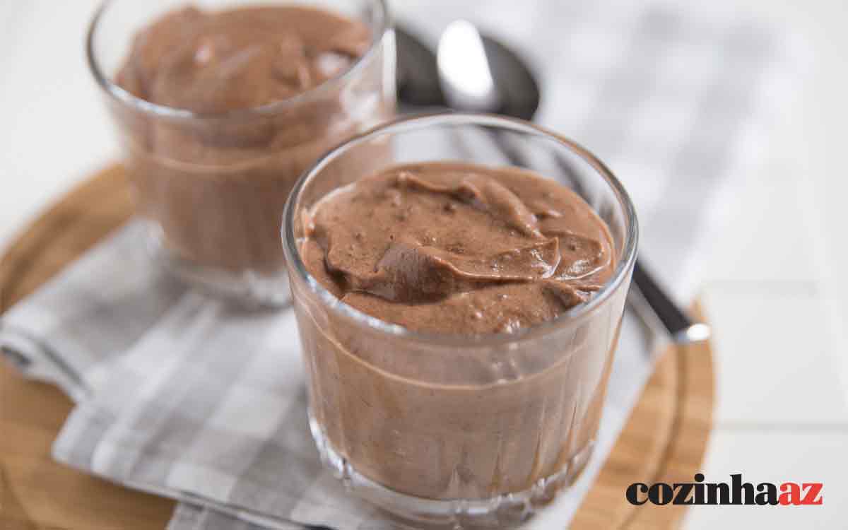 Mousse vegano funcional