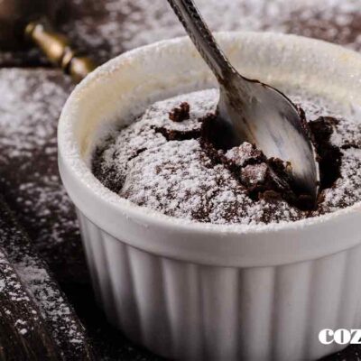 Suflê de chocolate