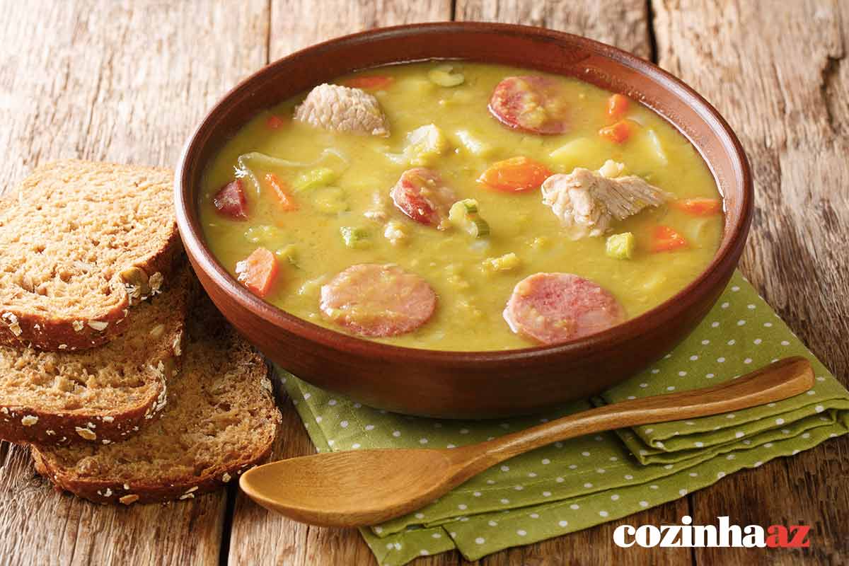 caldo verde com paio