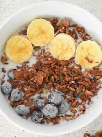 Overnight oats de chocolate