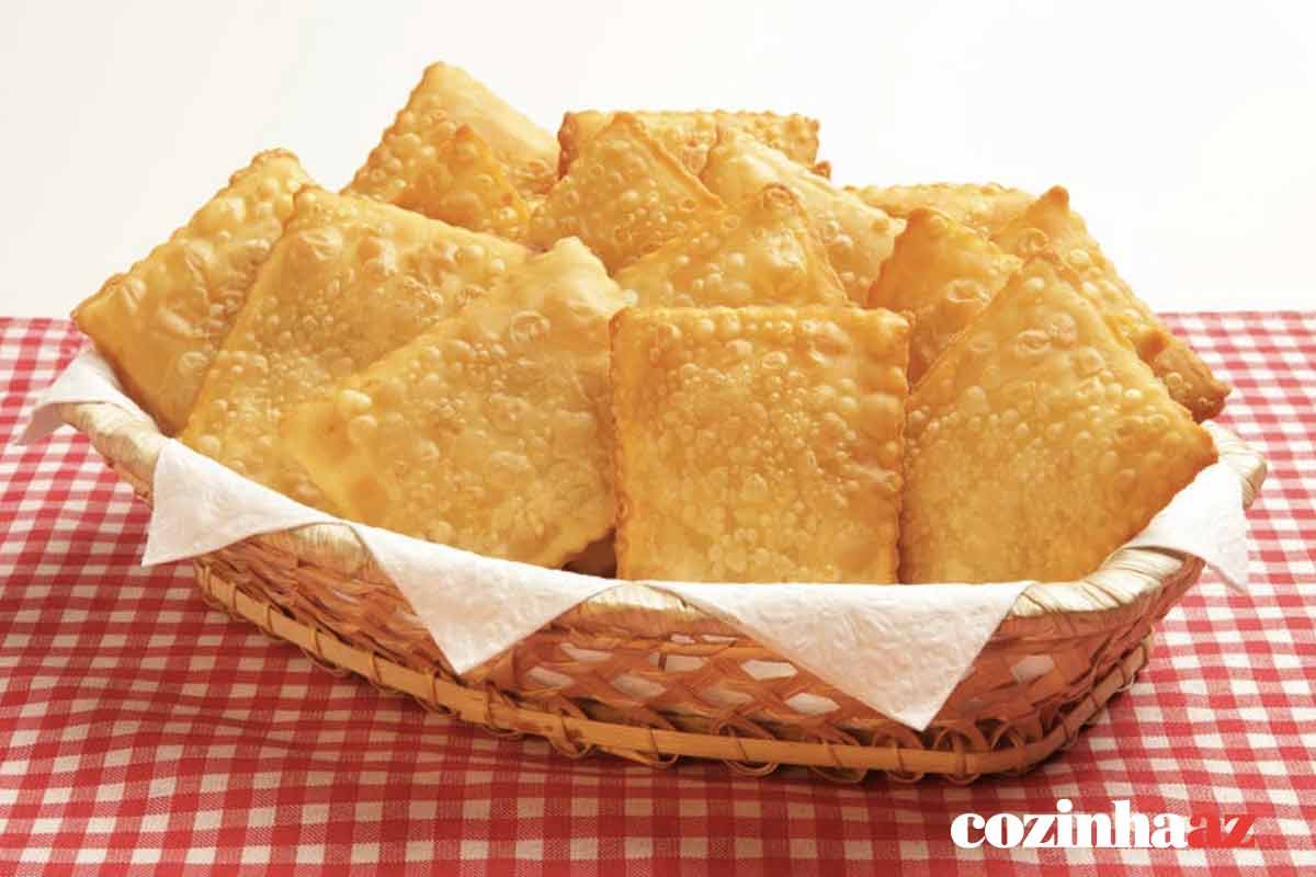 massa de pastel de feira
