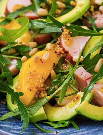 salada com frango