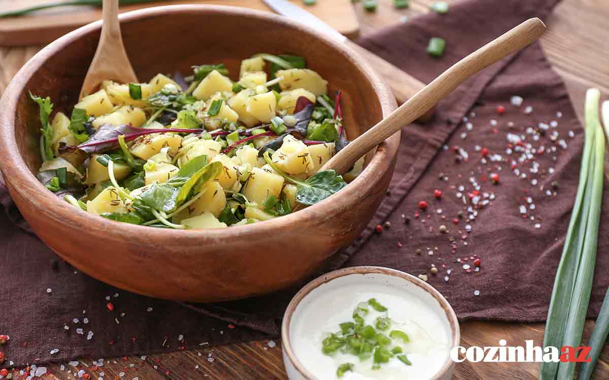 salada de batatas