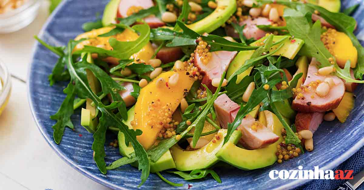 salada com frango