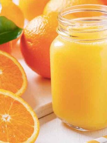 suco de inhame com laranja