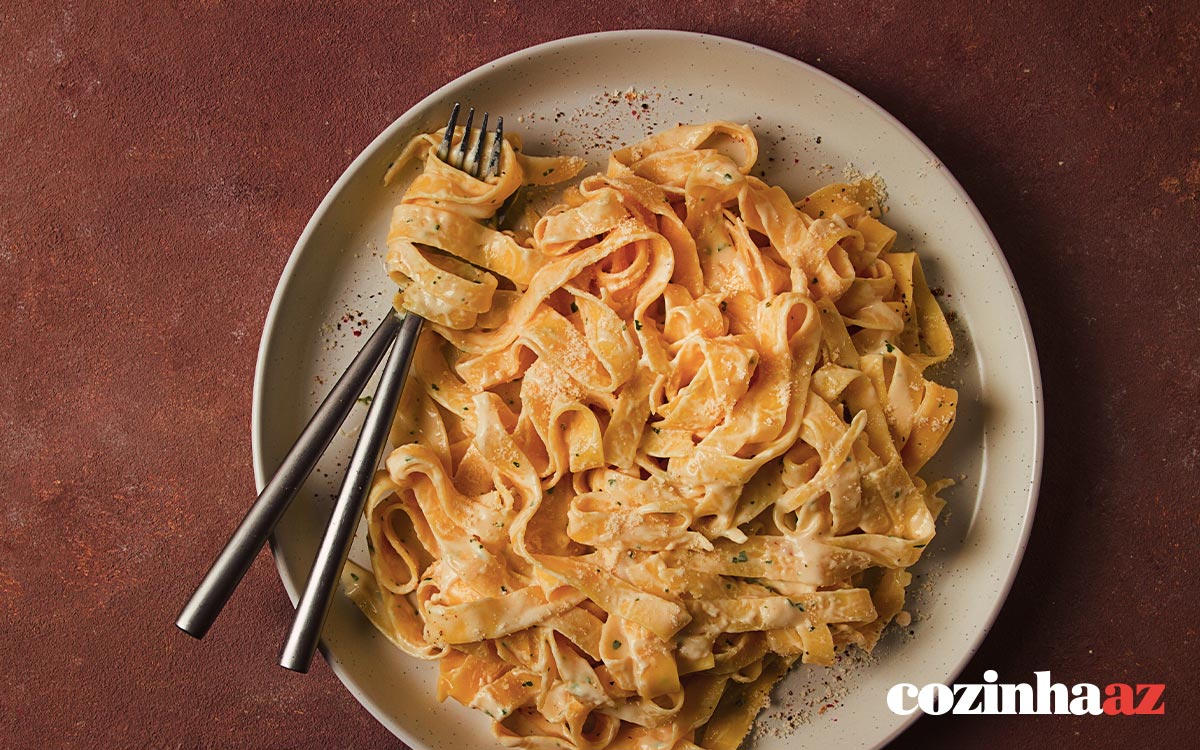 Macarrão Tagliatelle ao molho de limão