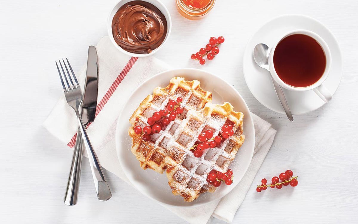 waffle de liquidificador
