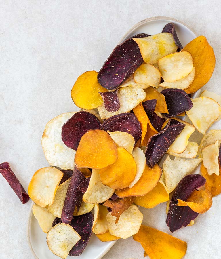 chips de batata-doce
