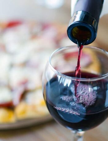pizza e vinho