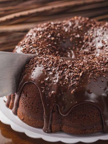 bolo de chocolate