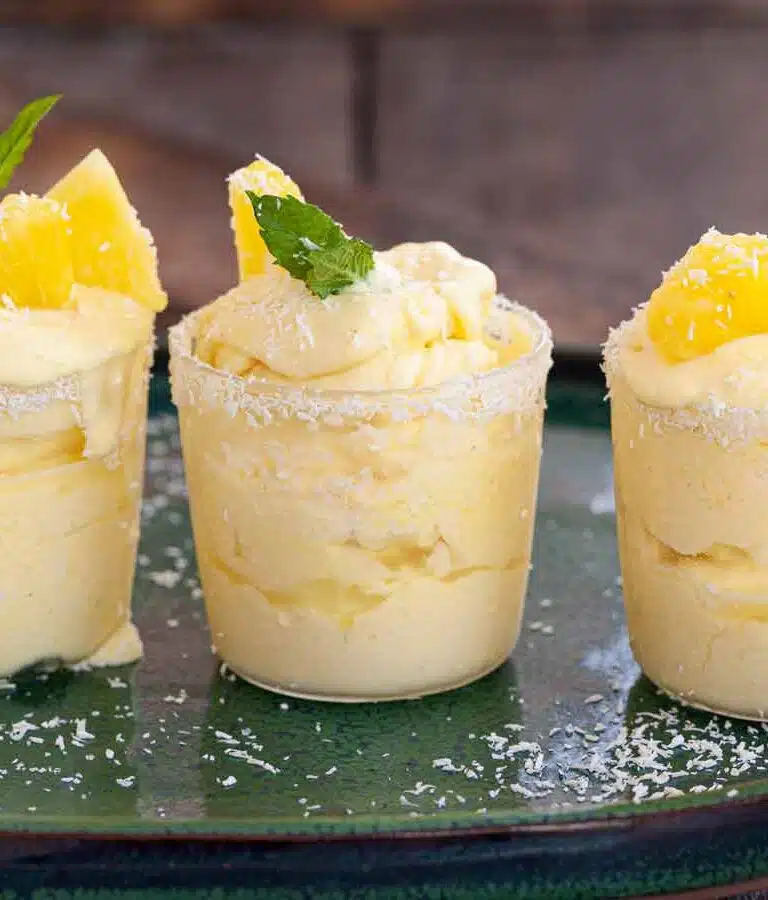 gelado de abacaxi