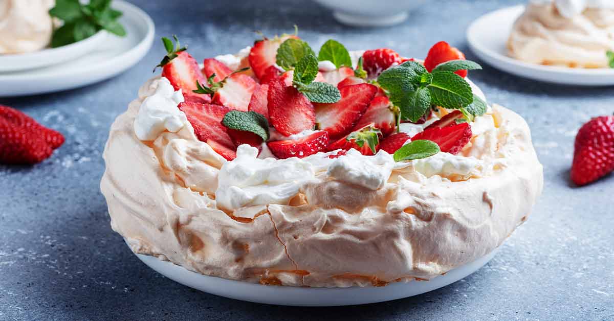 Pavlova de Frutas Vermelhas